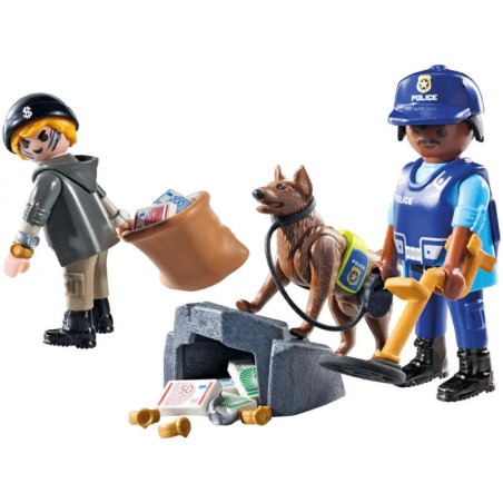 PLAYMOBIL 71731 Spurensuche mit Hund