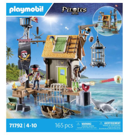 PLAYMOBIL 71792 Piratenhafen mit Seeräuber-Gefängnis