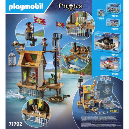 PLAYMOBIL 71792 Piratenhafen mit Seeräuber-Gefängnis