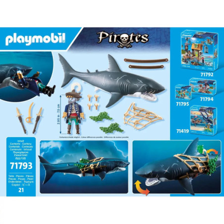 PLAYMOBIL 71793 Gefahr durch Riesenhai