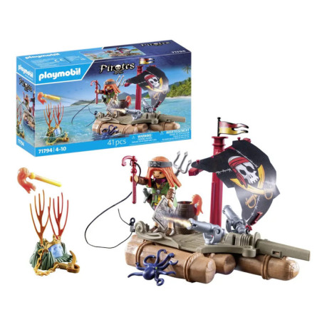 PLAYMOBIL 71794 Schatzbergung auf Piratenfloss