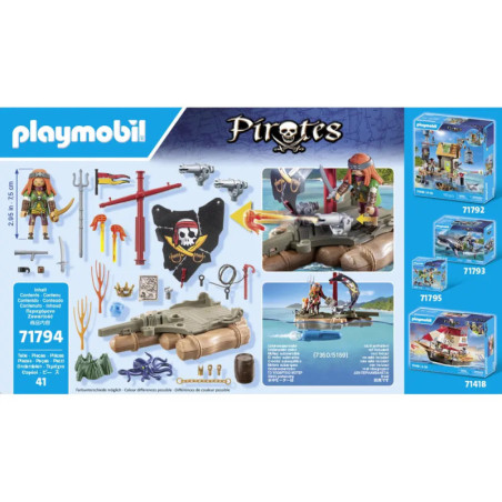PLAYMOBIL 71794 Schatzbergung auf Piratenfloss