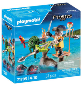 PLAYMOBIL 71795 Pirat mit Balliste