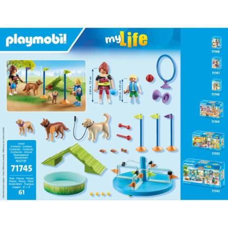 PLAYMOBIL 71745 Hundespielplatz