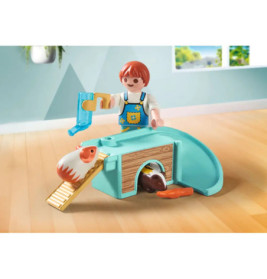 PLAYMOBIL 71746 Junge mit Meerschweinchen