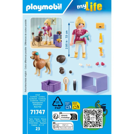 PLAYMOBIL 71747 Hundefriseurin