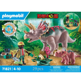 PLAYMOBIL 71821 Triceratops mit Jungtier