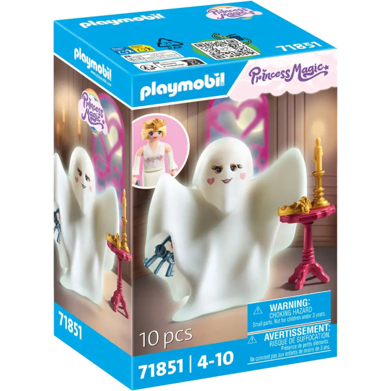 Playmobil Princess Magic Set mit einer Geisterfigur und einer Prinzessin auf der Verpackung. Playmobil Princess Magic Set mit einer Geisterfigur und einer Prinzessin auf der Verpackung.