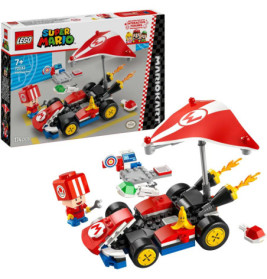 LEGO Super Mario Set mit 174 Teilen: Mario-Figur, Kart und Zubehör für kreativen Bauspaß.