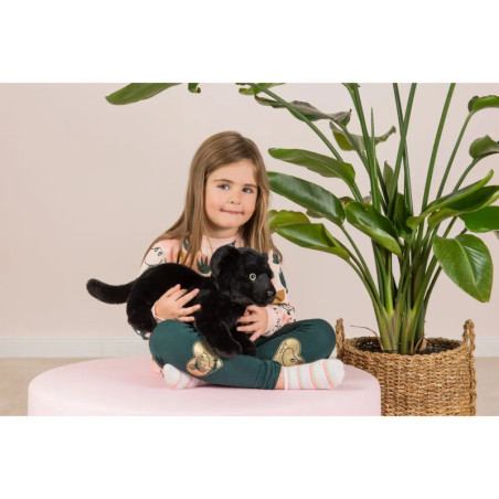 Teddy Hermann Panther Baby liegend 30 cm
