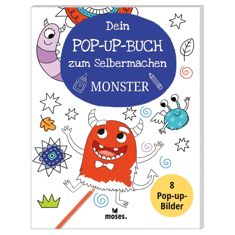 Dein Pop-Up Bastelbuch Monster