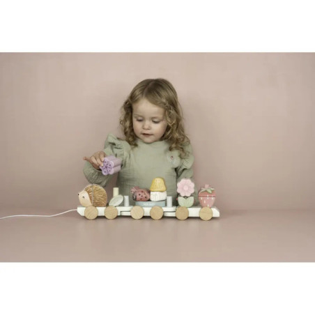 Eisenbahn mit Steck-Formen Igel Fairy Garden