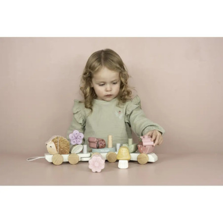 Eisenbahn mit Steck-Formen Igel Fairy Garden
