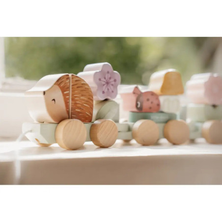 Eisenbahn mit Steck-Formen Igel Fairy Garden