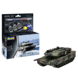 Model Set Leopard 2 A7V, Revell Modellbausatz mit Basiszubehör