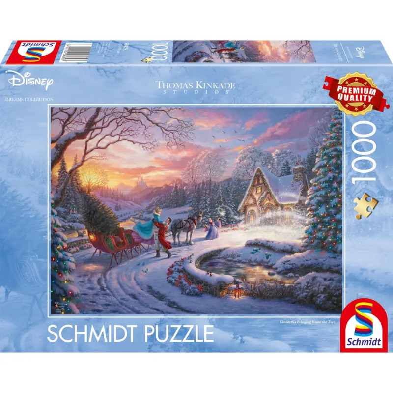 Puzzle Cinderella Bringing Home 1000Teile