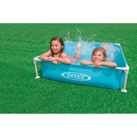 Intex FramePool Mini blau, Wasserbedarf ca. 342 l, 122x122x30cm