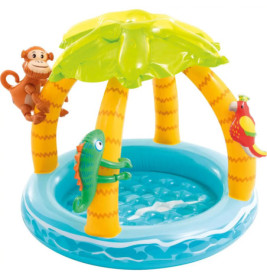 Tropical Island Palm Tree Baby Pool