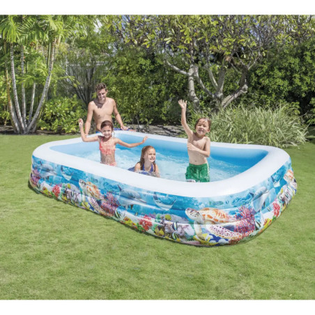 Intex Swimcenter   Sealife  , Wasserbedarf ca 1020l, ab 6 Jahre, Ablassventil, 305x183x56cm Intex Swimcenter   Sealife  , Wasserbedarf ca 1020l, ab 6 Jahre, Ablassventil, 305x183x56cm