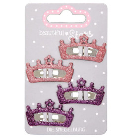 Haarclips Glitzerkrone no.3 - beautiful