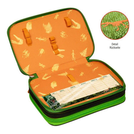 3-fach Federmäppchen - T-Rex World