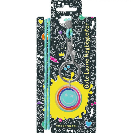 Schlüsselband mit Anhänger: Gute-Laune-W