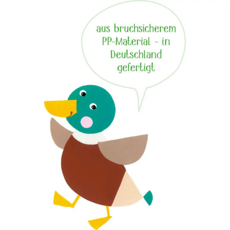 Teller Ente - Freche Rasselbande