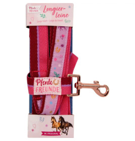 Longierleine - Pferdefreunde (pink)