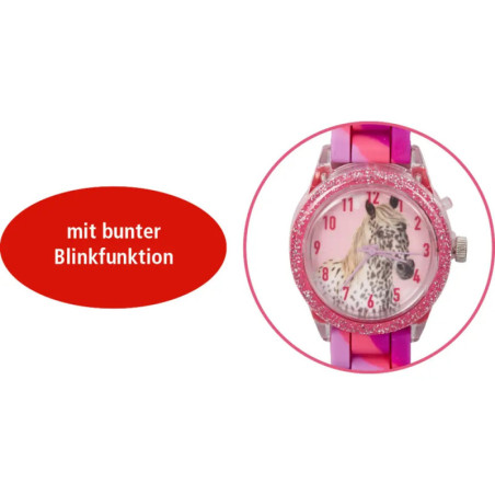 Armbanduhr - Pferdefreunde (mit bunter B