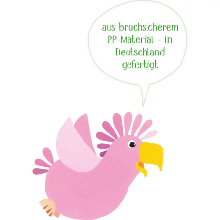 Teller Kakadu - Freche Rasselbande