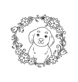 Diamond Malblock: Hund - 100% selbst gemacht