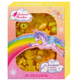 Perlenset Gelb - Einhorn-Paradies