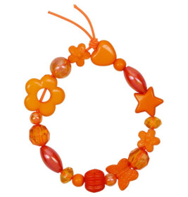 Perlenset Orange - Einhorn-Paradies