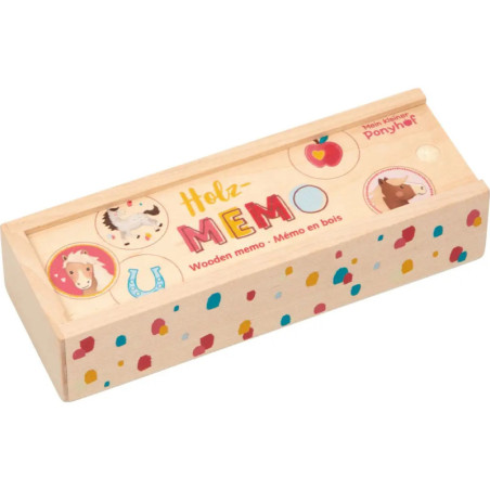 Holz-Memo - Mein kl. Ponyhof
