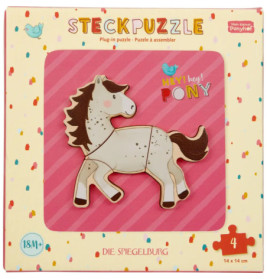 Steck-Puzzle - Mein kl. Ponyhof (4 T.)