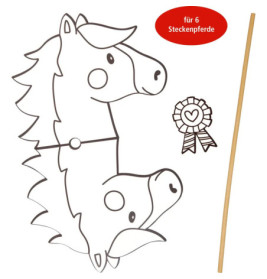 Steckenpferd-Bastelset - Mein kl. Ponyhof
