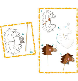 Steckenpferd-Bastelset - Mein kl. Ponyhof