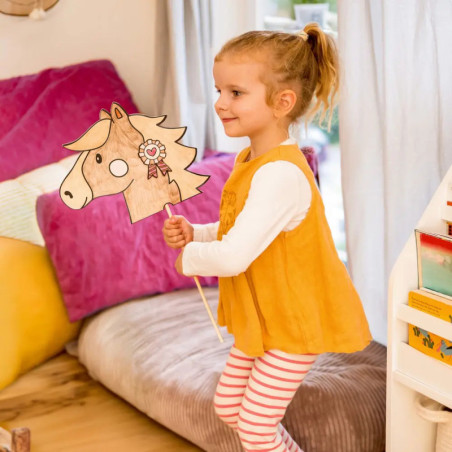 Steckenpferd-Bastelset - Mein kl. Ponyhof