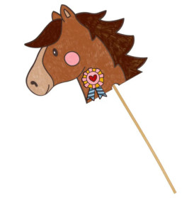 Steckenpferd-Bastelset - Mein kl. Ponyhof