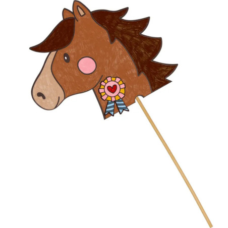 Steckenpferd-Bastelset - Mein kl. Ponyhof