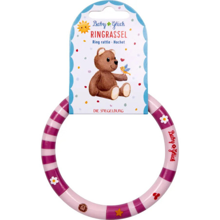 Ringrassel - BabyGlück, rosa
