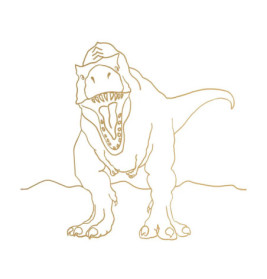 Metallic-Malen Allosaurus - T-Rex World