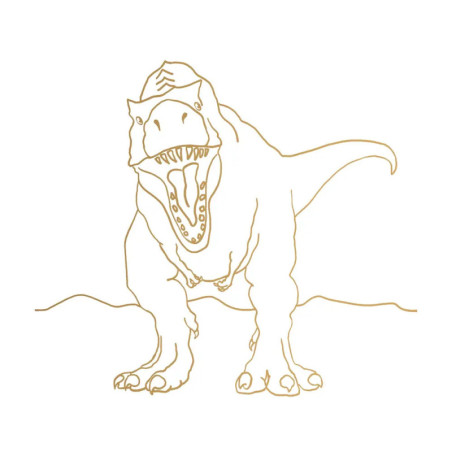 Metallic-Malen Allosaurus - T-Rex World