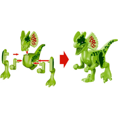 Mini-Bausatz Dinosaurier - T-Rex World,