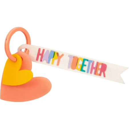 Schlüsselanhänger Herz - Happy together,