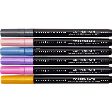 Magische Konturenstifte: 6 Farben - 100% Magische Konturenstifte: 6 Farben - 100%