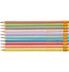 Radierbare Buntstifte Pastell - 100% sel