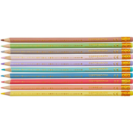 Radierbare Buntstifte Pastell - 100% sel