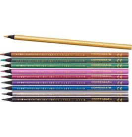 Metallic-Buntstifte: 10 Farben - 100% se