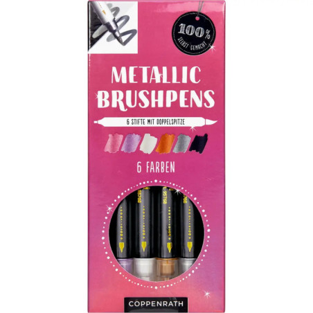 Metallic Brushpens: Beere - 100% selbst Metallic Brushpens: Beere - 100% selbst